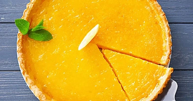 Tarte Au Citron - Ciasto cytrynowe (Cytrynowy płaski chleb)