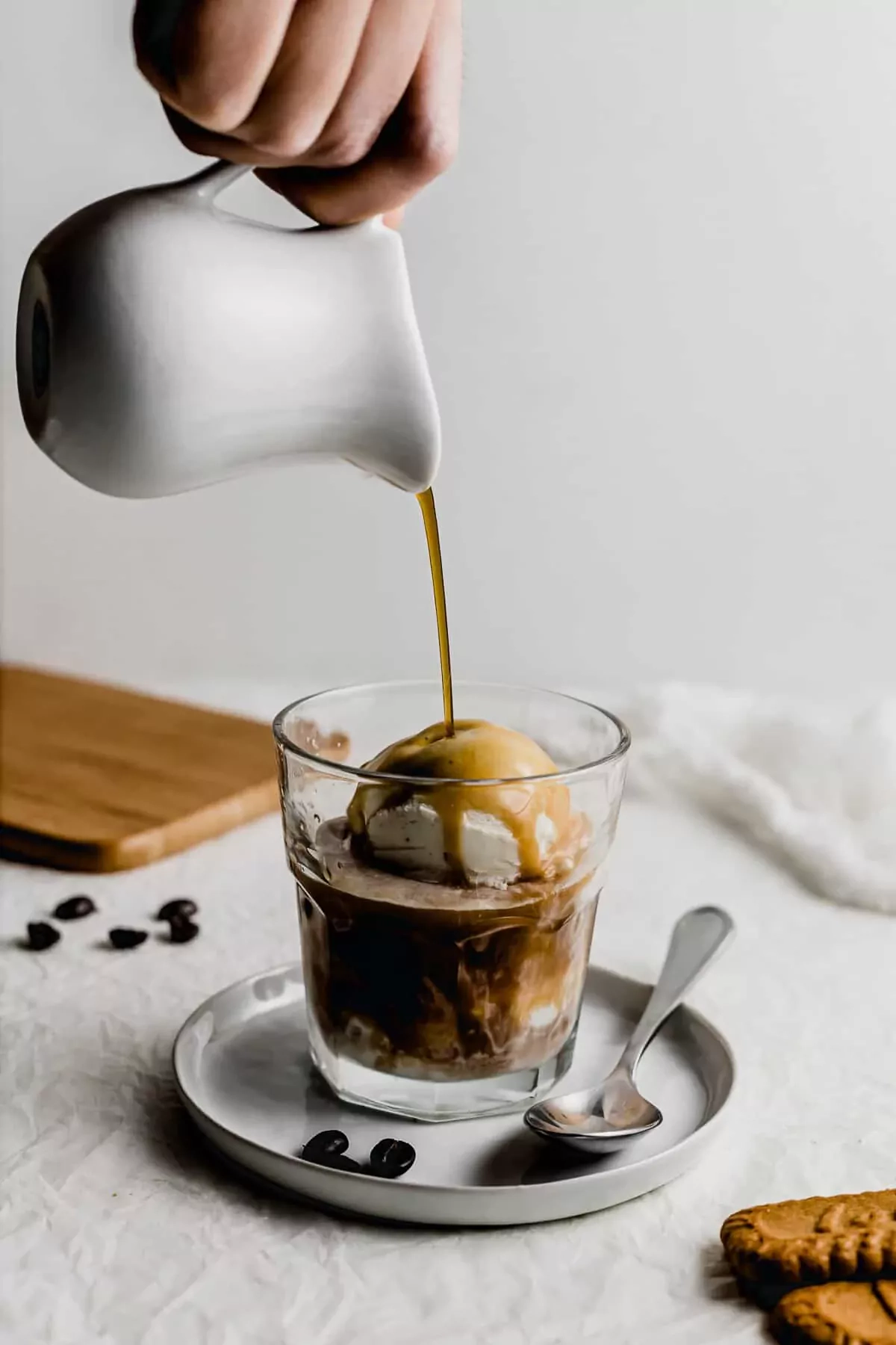 Włoska kawa Affogato - włoska kawa z lodami