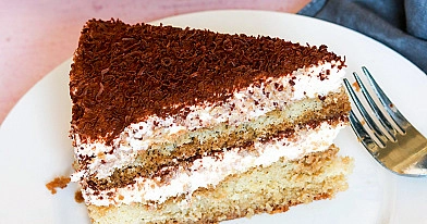 Tiramisu na biszkopcie z kremem mascarpone