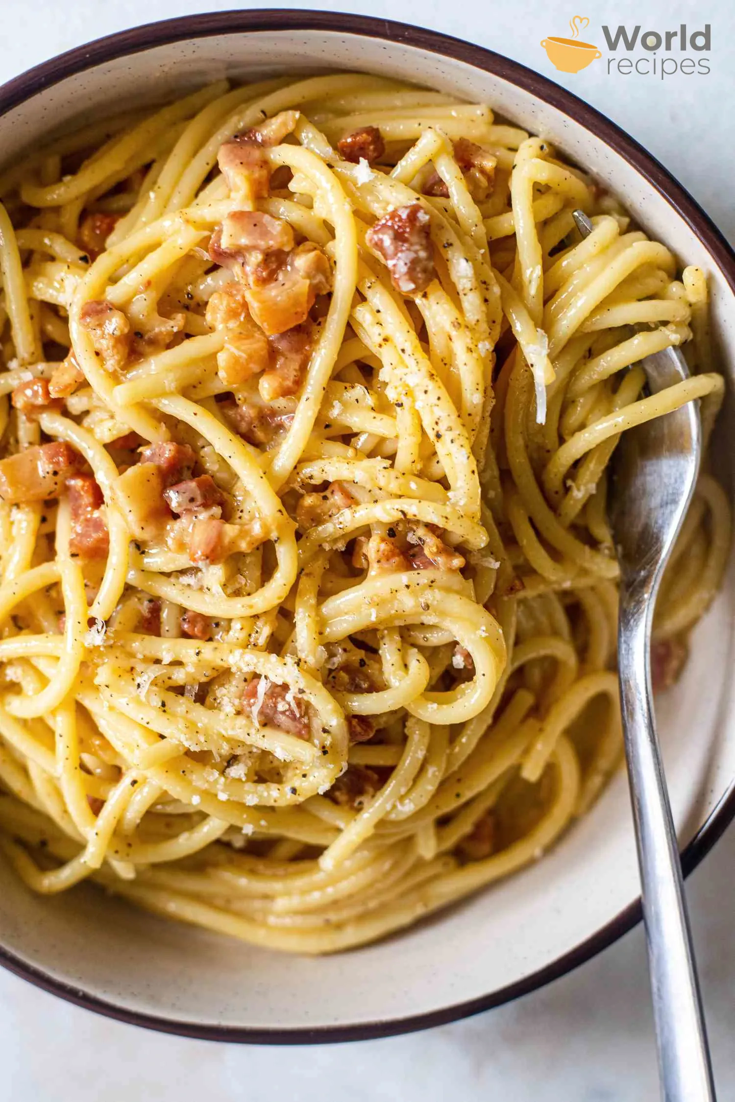 Fix spaghetti a la carbonara knorr