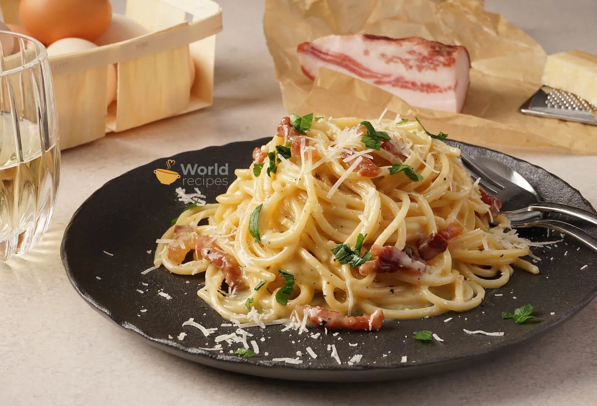 Sos do spaghetti carbonara ze śmietaną 30