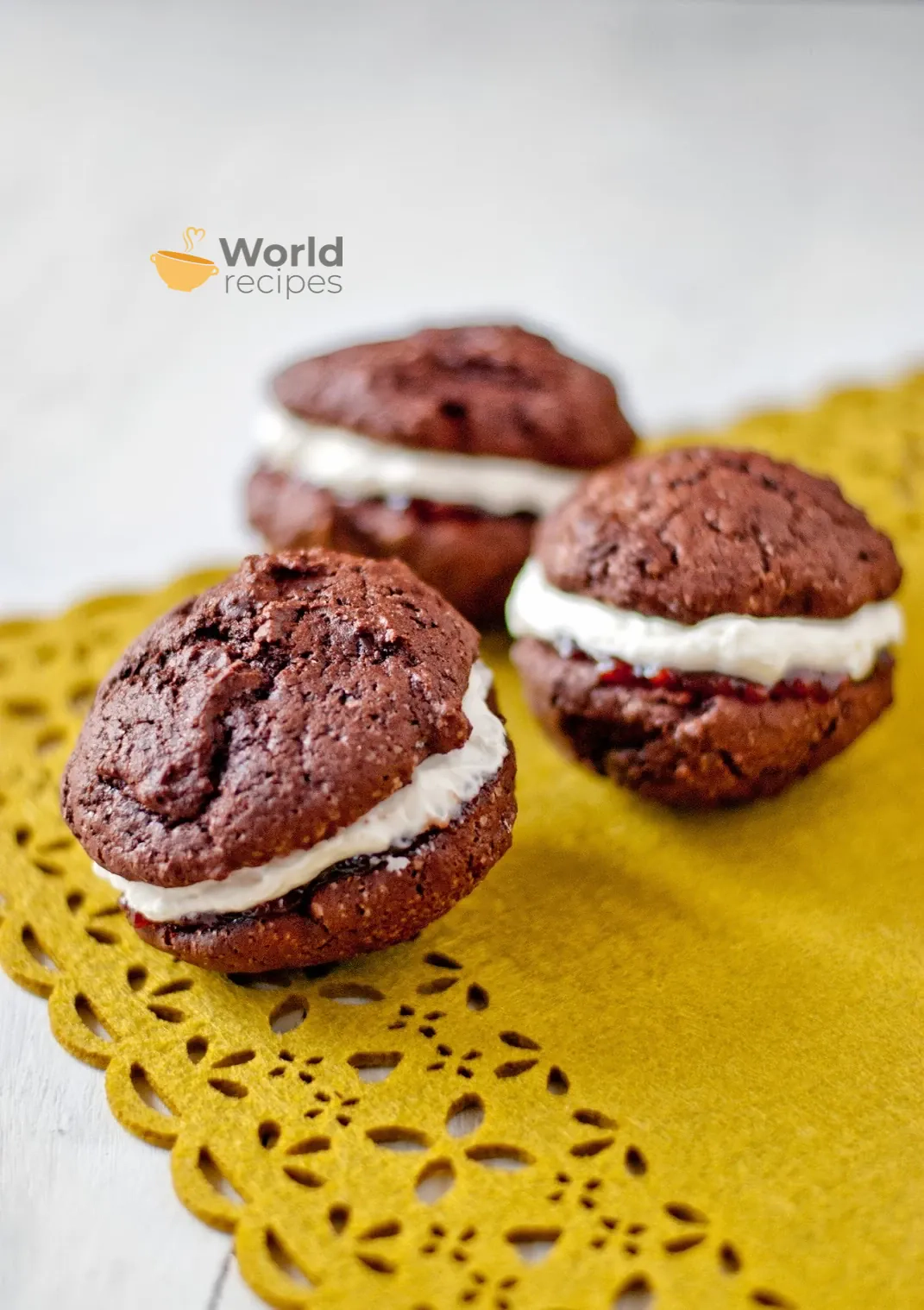 Whoopie Pies kakaowe z kremem smietankowym