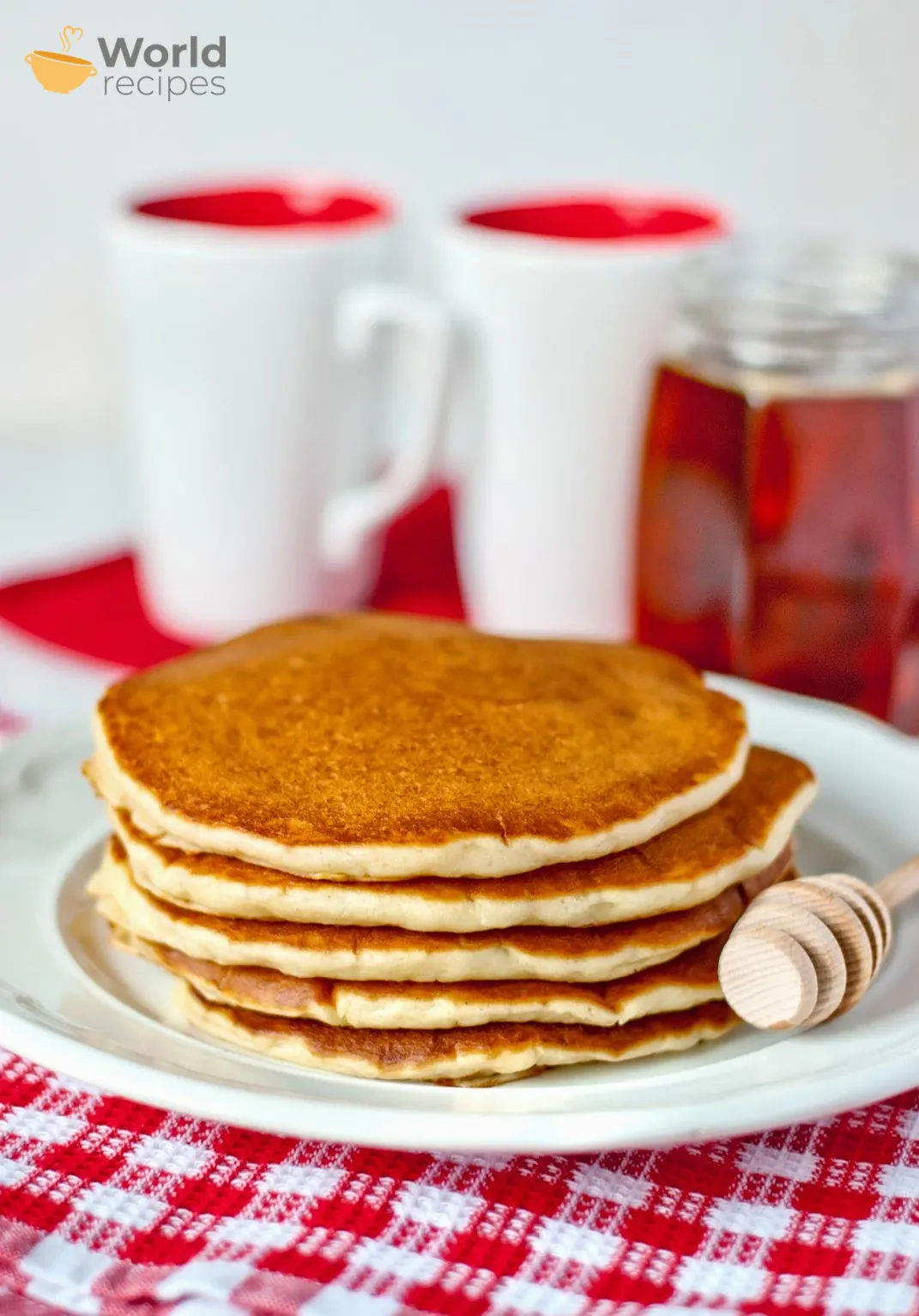 Klasyczne amerykańskie pancakes na maślance