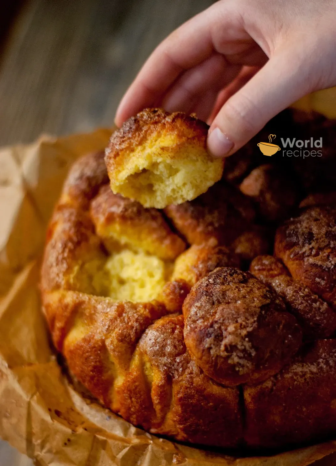 Dyniowy małpi chlebek - pumpkin monkey bread